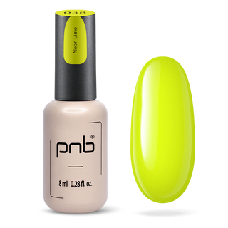 UV/LED гель-лак для ногтей PNB 038 "НЕОНОВЫЙ ЛАЙМ" 8ml