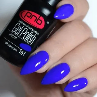 Lakier hybrydowy UV/LED PNB 161 "ULTRAMARYNA" 8ml