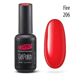 Smalto Gel UV/LED PNB 206 "FIRE" 8ml
