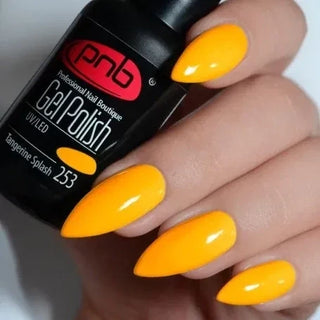 Lakier hybrydowy UV/LED PNB 253 "TANGERINE SPLASH" 8ml