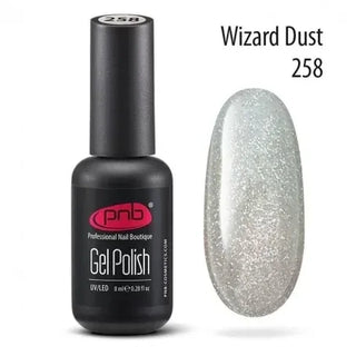 Lakier hybrydowy UV/LED PNB 258 "WIZARD DUST" 8ml