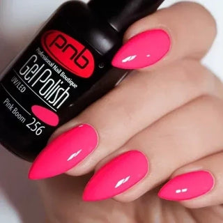 Lakier hybrydowy UV/LED PNB 256 "PINK BOOM" 8ml