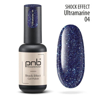 Smalto Gel UV/LED PNB SHOCK EFFECT 04, "Ultramarine"
