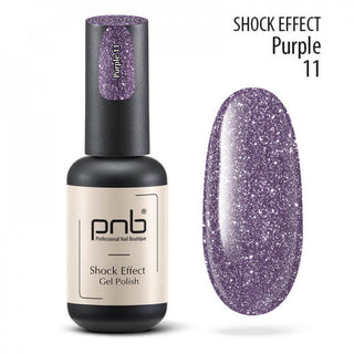 Smalto Gel UV/LED EFFETTO SHOCK 11 Viola PNB 8 Ml