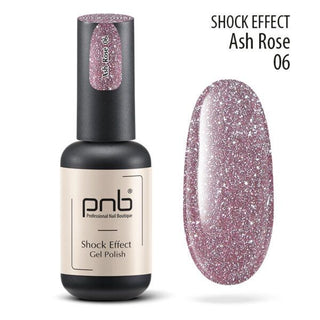 Smalto Gel UV/LED PNB SHOCK EFFECT 06, Rosa Cenere 8ml