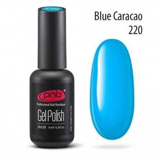 Lakier hybrydowy UV/LED PNB 220 "BLUE CURACAO" 8ml