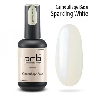 Smalto Base Camouflage UV/LED PNB, Bianco Scintillante 8ml