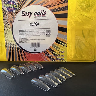 Imenka Easy unghie Gel Tips "Coffin"