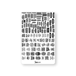 Пластина для тиснения IMEN №11