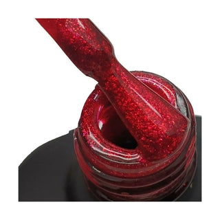 Гель-лак Imen DB021 Гранатовый алмазный блеск 12ml