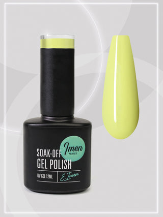 Lakier hybrydowy UV/LED Imen 034 Pastelowy żółty 12ml