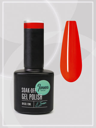 Lakier hybrydowy UV/LED Imen 042 Neonowy Pomarańczowy 12ml
