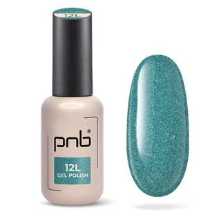 Gel nail polish PNB 12L  Deep Emerald, 8 ml