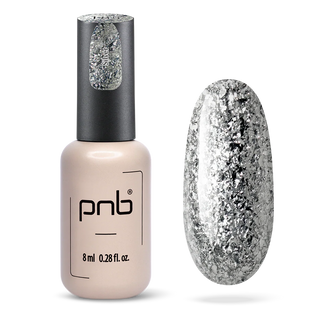 UV/LED гель-лак для ногтей PNB 185 "SILVER" 8ml