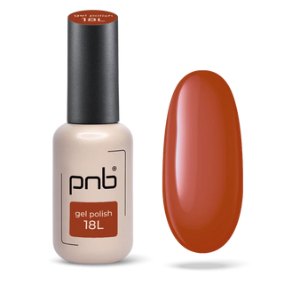 Gel-Nagellack brauner PNB Amber Ritual Nr. 18L, Emaille (8 ml)