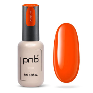 UV/LED Gel Polish Nagellack PNB 255 "ORANGE FIRE"  8ml