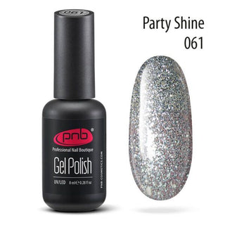UV/LED Gel Polish Nagellack PNB 061 "PARTY SHINE"  8ml