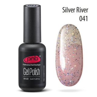 UV/LED Gel Polish Nagellack PNB 041 "SILVER RIVER"  8ml