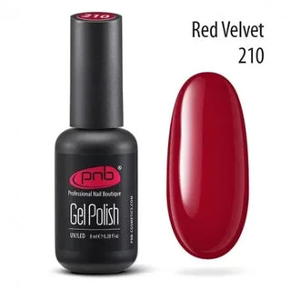 UV/LED Gel Polish Nagellack PNB 210 "RED VELVET"  8ml
