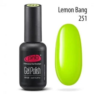UV/LED Gel Polish Nagellack PNB 251 " LEMON BANG" 8ml