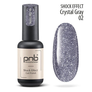 UV/LED Gel Polish Lack PNB "SHOCK EFFECT" 02, Crystal 8ml