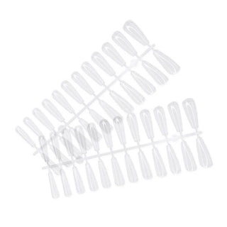 GEL NAIL TIPS PNB, BALLERINA, SOAK OFF, LONG