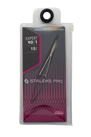 Mikroschere für Nagelhaut SE-90/1 (Schneidfläche 15mm) STALEKS EXPERT SE-90/1