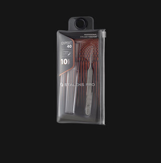 Wimpernpinzette TE-40/10 (135 mm) STALEKS EXPERT