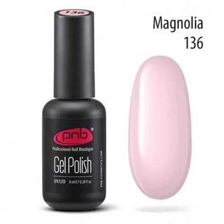 UV/LED Gel Polish Nagellack PNB 136 "MAGNOLIA"  8ml
