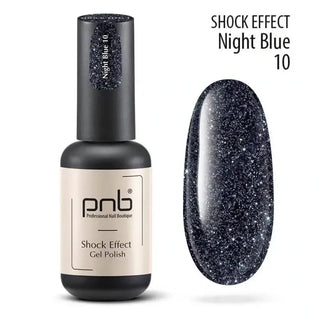 UV/LED Gel Polish PNB SHOCK EFFECT 10, Night Blue 8ml