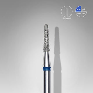 Diamantfräser "Kegelstumpf" Durchmesser 1.8 mm, Arbeitsteil 8 mm von Staleks FA70B018/8