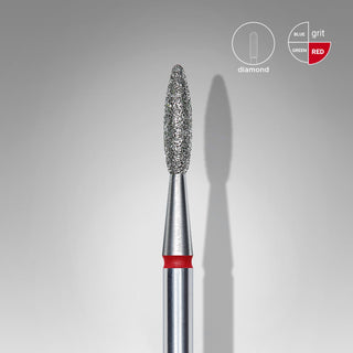 Stalkeks Diamant-Schleifaufsatz - "Flamme" rot - FA10R021/8