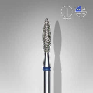 Diamantfräser Flamme 2,3mm, Arbeitsteil 10mm, EXPERT 10 FA10B023/10