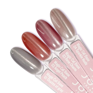UV/LED Magic Cat Base, 04 Sparkle nude JOIA vegan, 8 ml