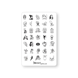 Stamping plate IMEN #27