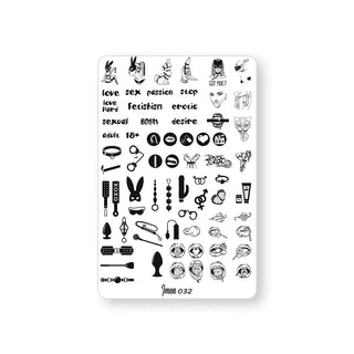 Stamping plate IMEN #32