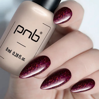 UV/LED Gel Polish Nagellack PNB "Crazy Bordeaux" 374