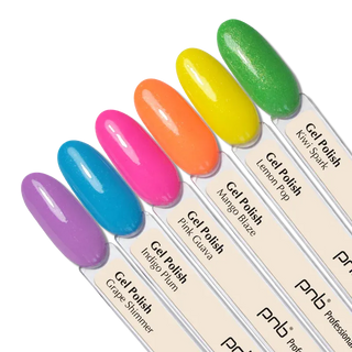 UV/LED Gel Polish Nagellack PNB Juicy Spark, Mango Blaze, 8ml