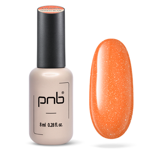 UV/LED Gel Polish Nagellack PNB Juicy Spark, Mango Blaze, 8ml