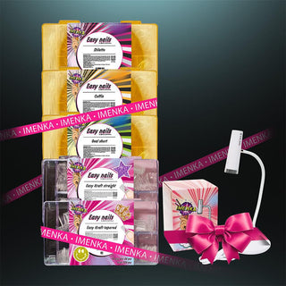Alle Easy nails Gel Tips Set + Portable LED Lampe