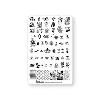 Stamping plate IMEN 037