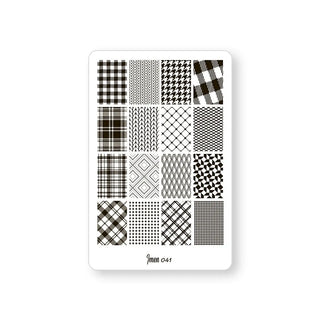 Stamping plate IMEN 41