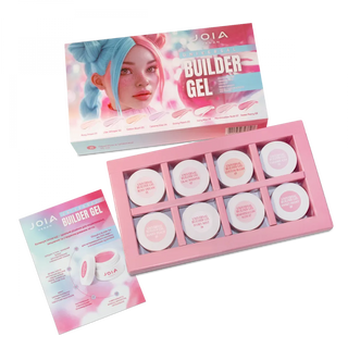 Set Modelliergels Universal Builder Gel JOIA vegan, 8 Farben